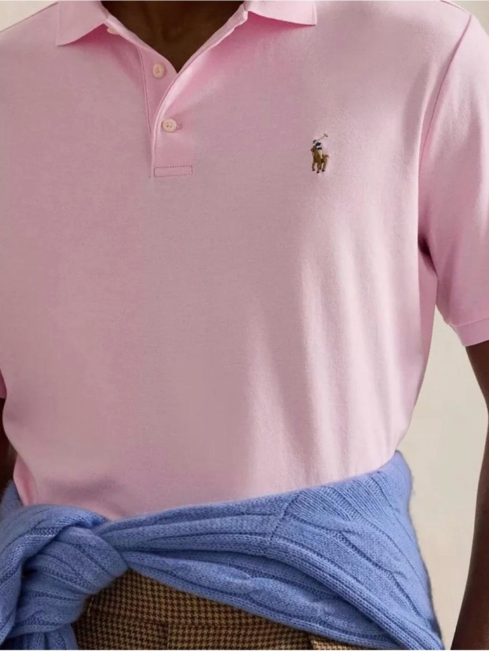 Ralph Lauren Light Pink Polo